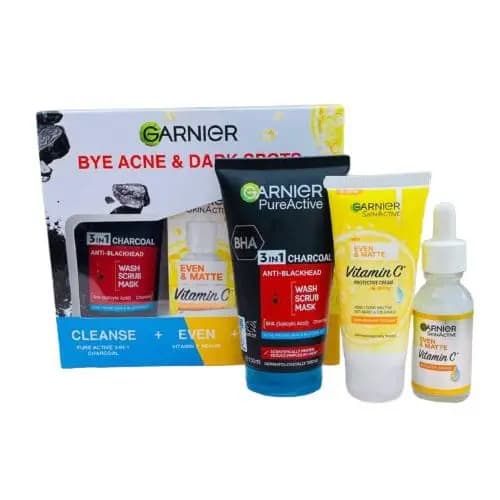 Garnier Bye Acne & Dark Spots Kit