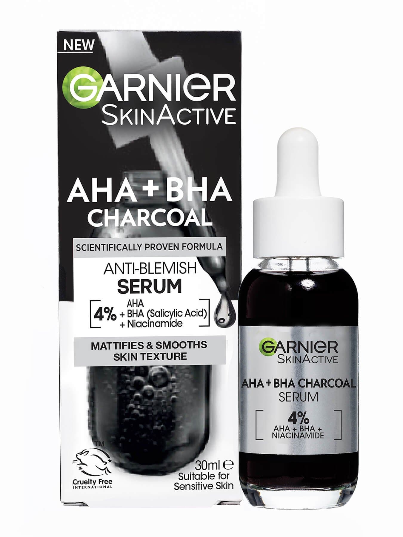 garnier charcoal serum