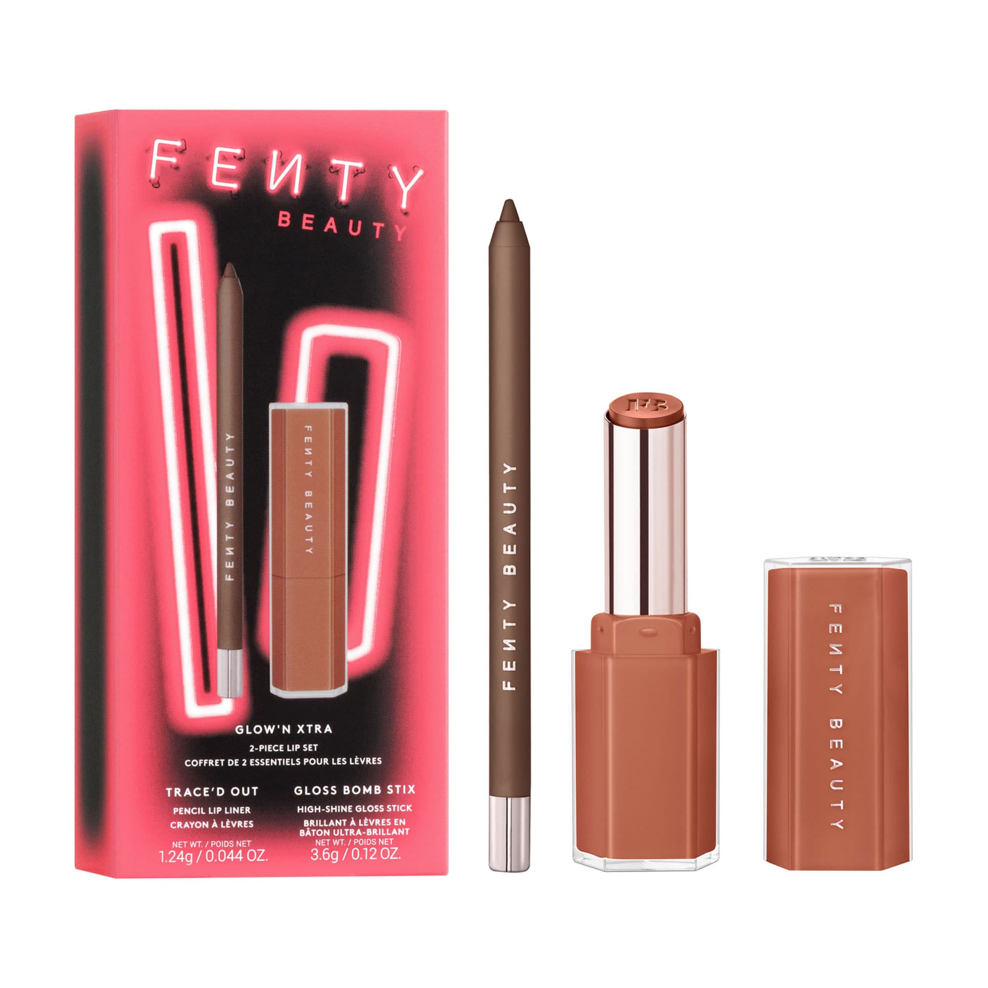 Fenty Beauty Glow’n Xtra 2-Piece Lip Set