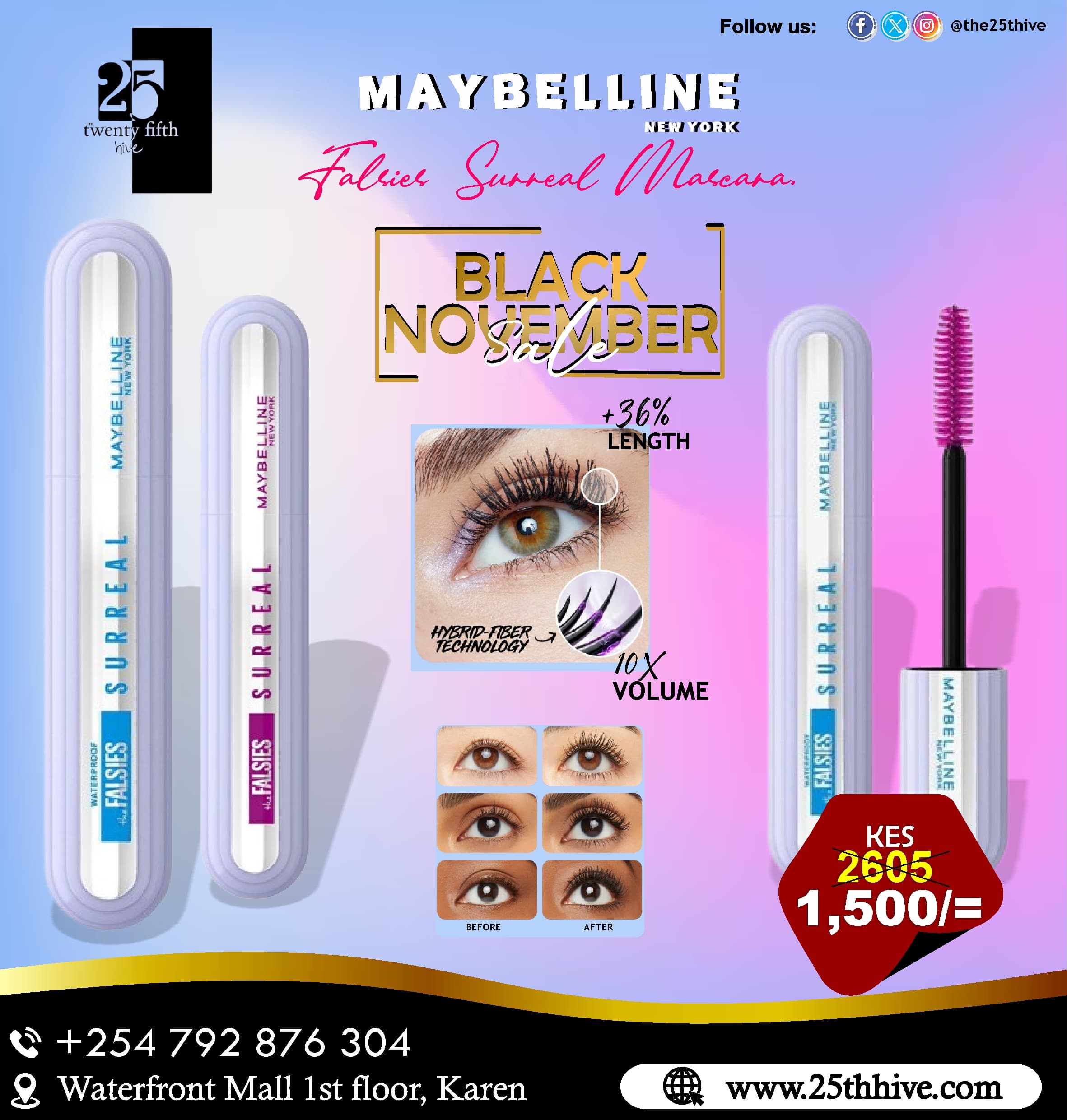 Best Black November Discounts on Falsies Surreal Mascara