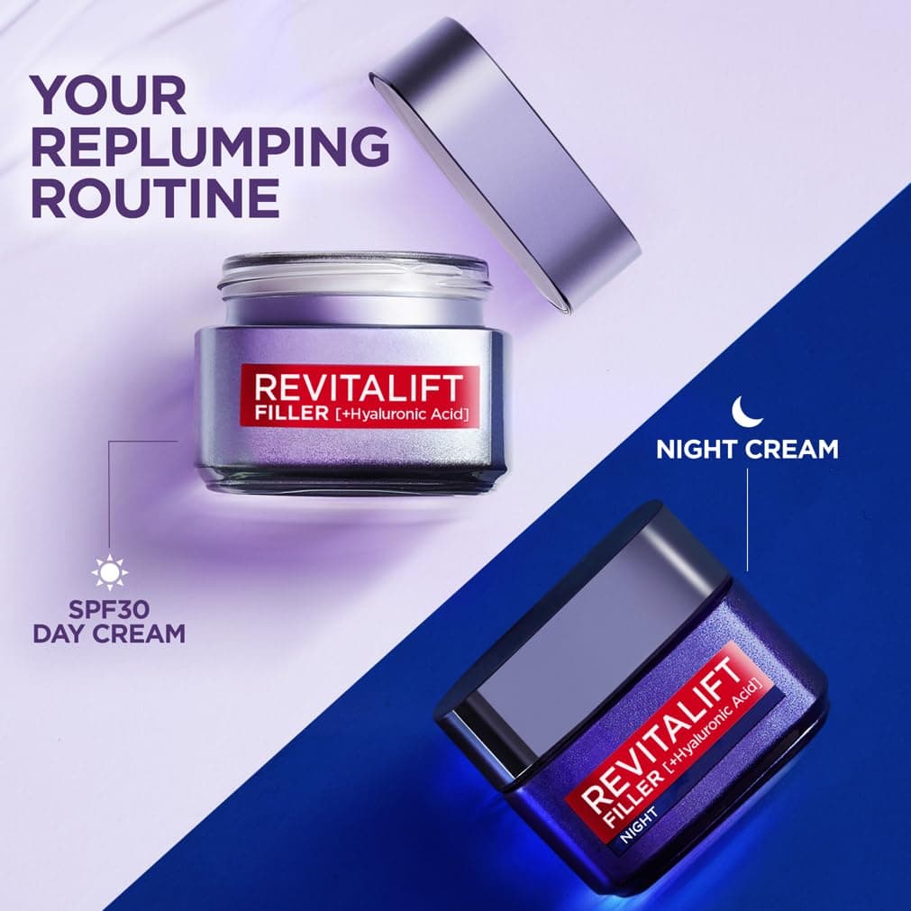 Loreal Revitalift filler (Hyaluronic Acid) Day & Night Cream
