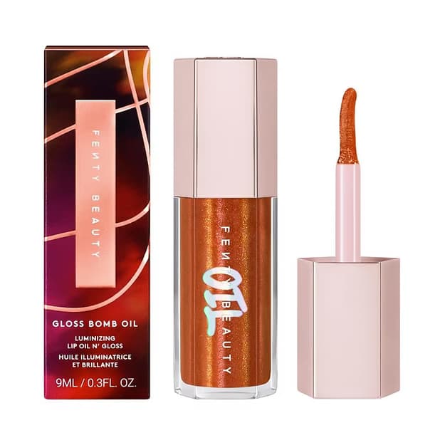 fenty beauty lip gloss Bomb oil Frosted bunz