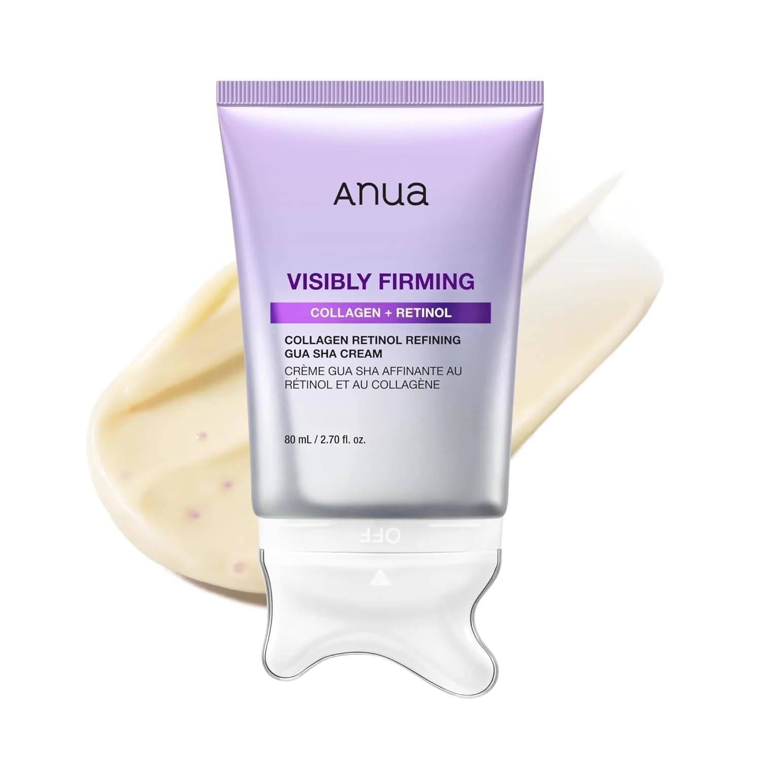 anua visibly firming collagen retinol gua sha